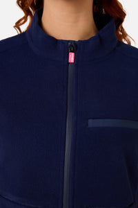 Scrubs With Love - Scrubs Navy Polar Fleece Vest - navy