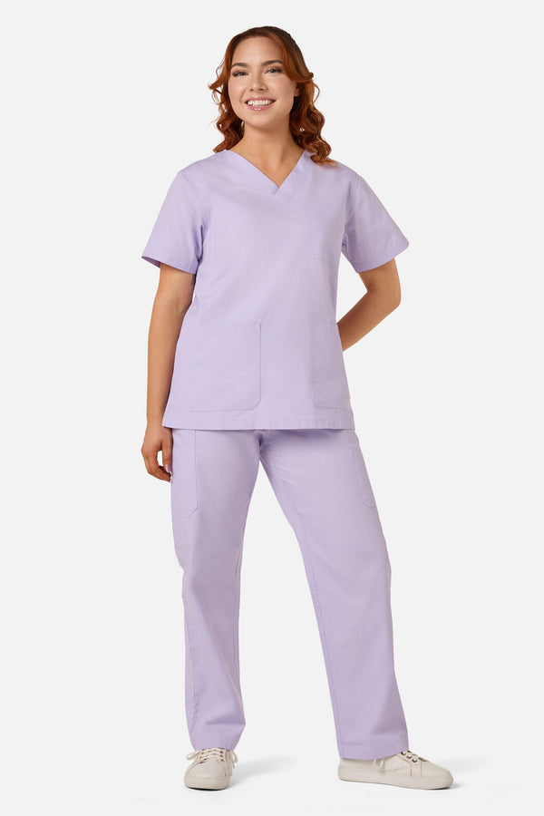 Scrubs With Love - SCRUBSWITHLOVE LILAC SCRUB SET - lilac