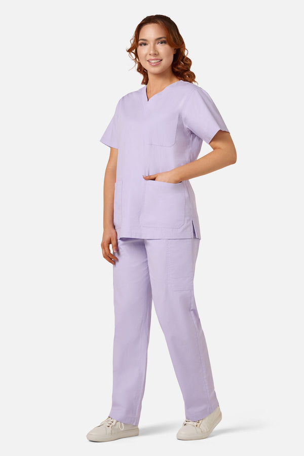 Scrubs With Love - SCRUBSWITHLOVE LILAC SCRUB SET - lilac