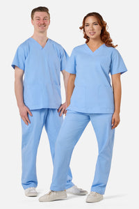 Scrubs With Love - SCRUBSWITHLOVE BLUE SCRUB SET - light-blue