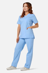 Scrubs With Love - SCRUBSWITHLOVE BLUE SCRUB SET - light-blue