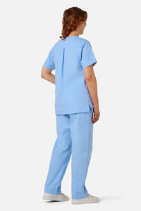 Scrubs With Love - SCRUBSWITHLOVE BLUE SCRUB SET - light-blue
