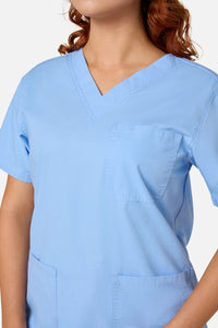 Scrubs With Love - SCRUBSWITHLOVE BLUE SCRUB SET - light-blue