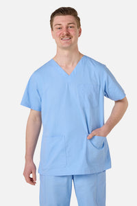 Scrubs With Love - SCRUBSWITHLOVE BLUE SCRUB SET - light-blue