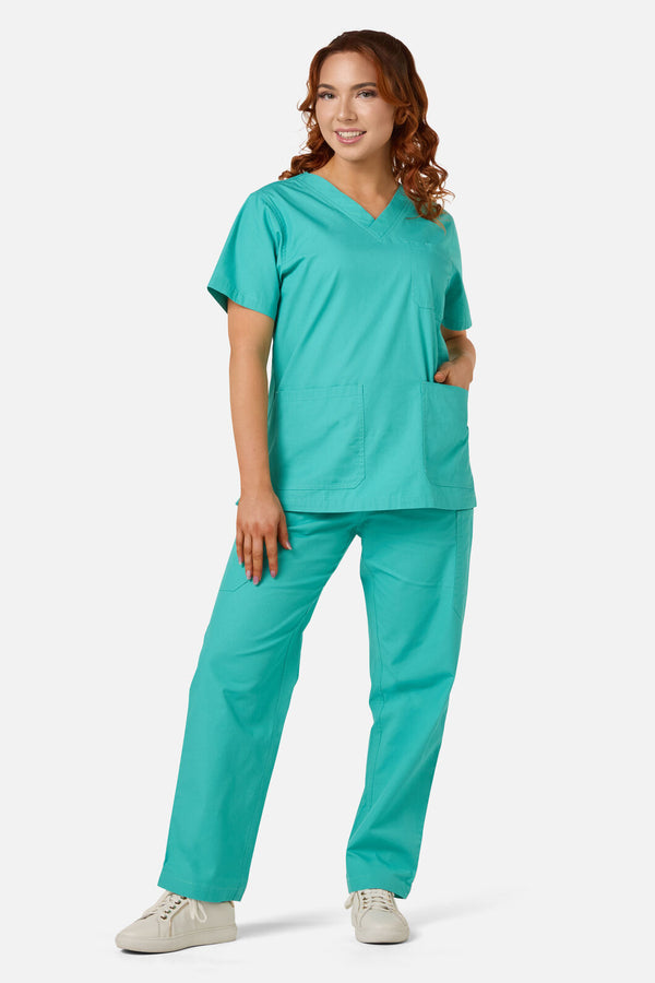 Scrubs With Love - SCRUBSWITHLOVE GREEN SCRUB SET - green