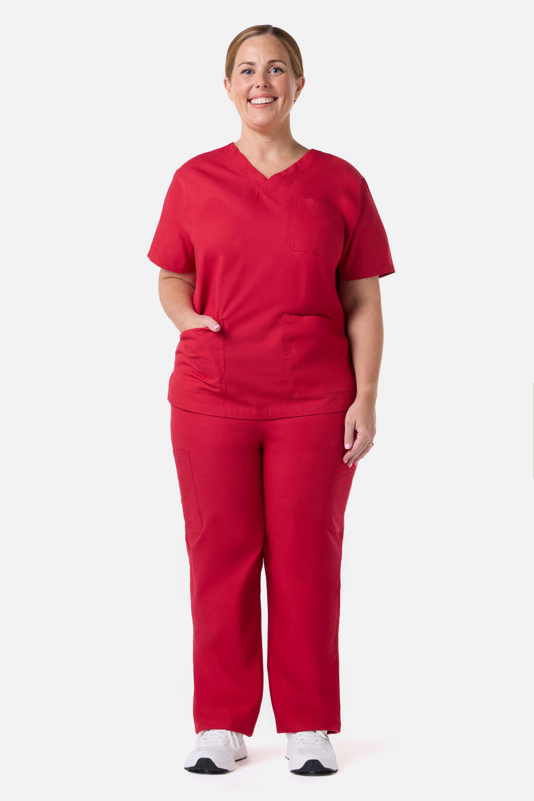Scrubs With Love - Scrubswithlove Red Scrub Set - red