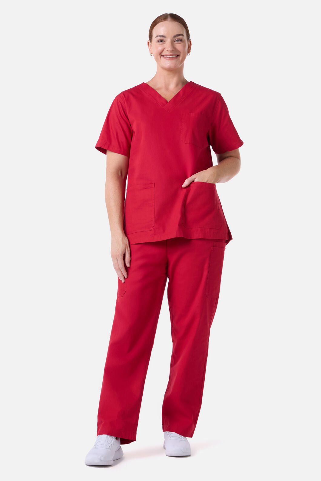 Scrubs With Love - Scrubswithlove Red Scrub Set - red