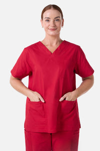 Scrubs With Love - Scrubswithlove Red Scrub Set - red