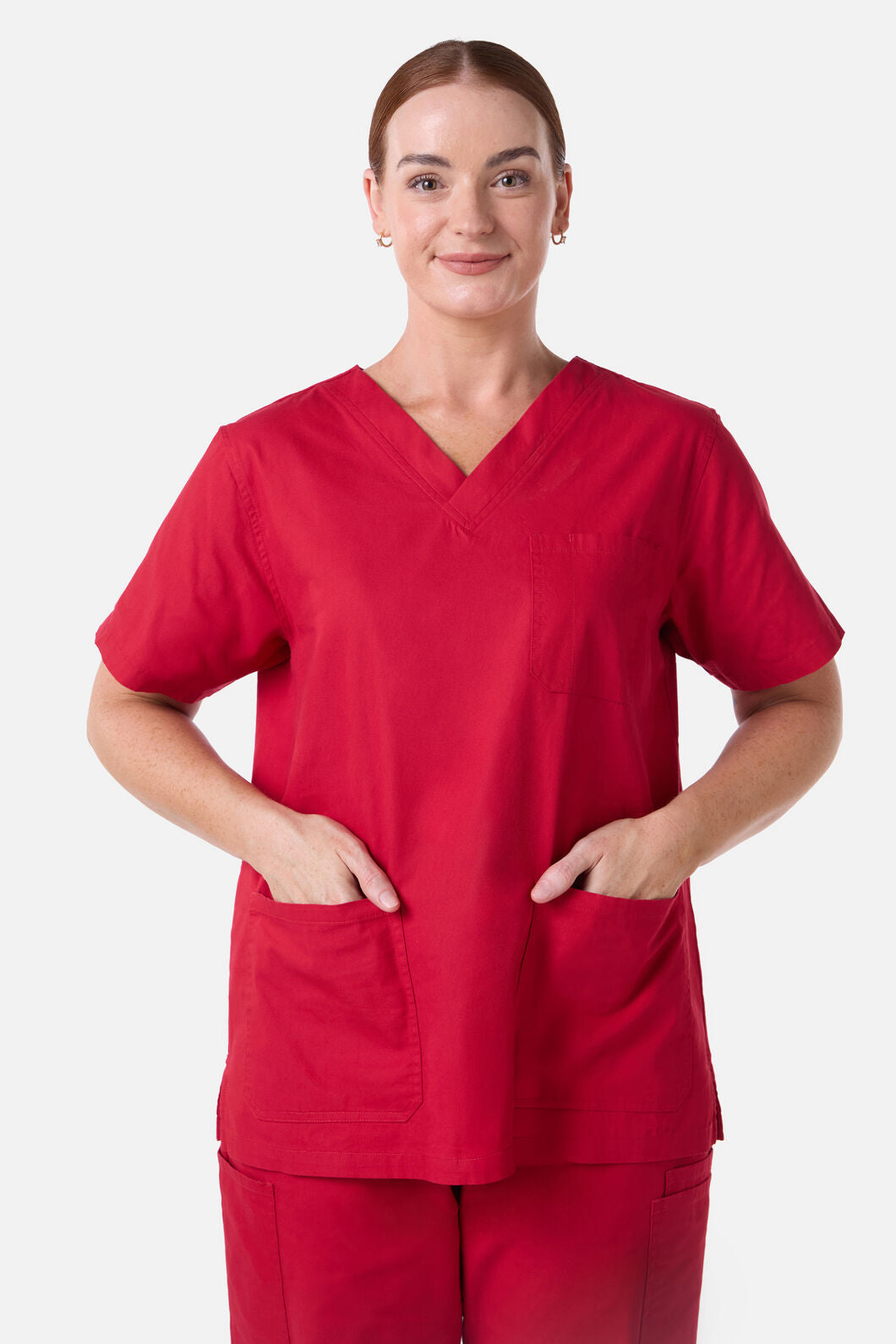 Scrubs With Love - Scrubswithlove Red Scrub Set - red