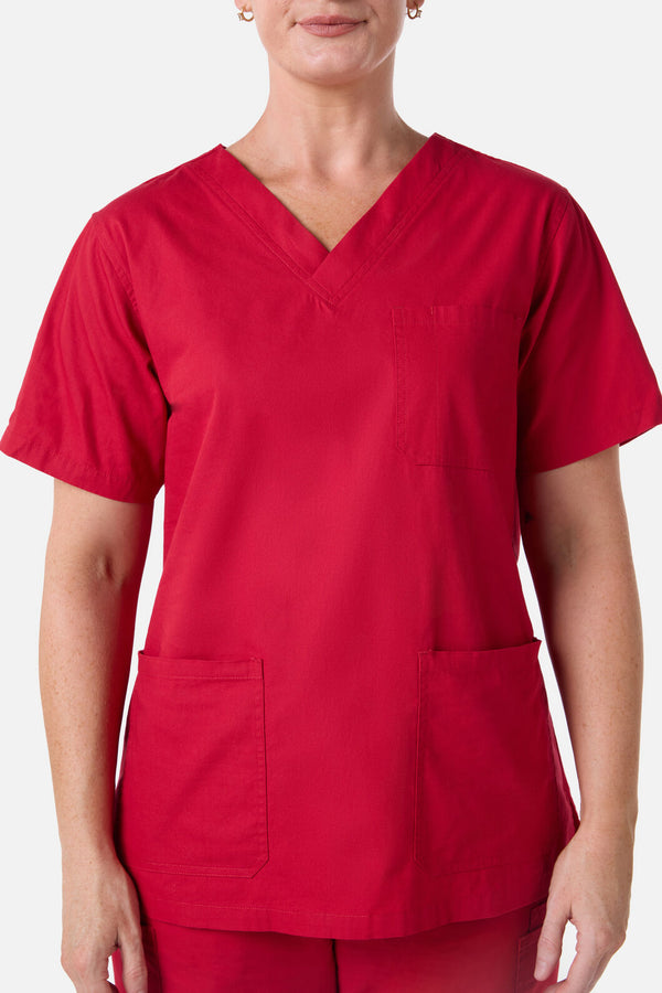 Scrubs With Love - Scrubswithlove Red Scrub Set - red