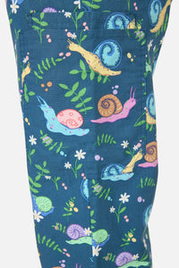 Scrubs With Love - Snailed It Scrub Set - blue