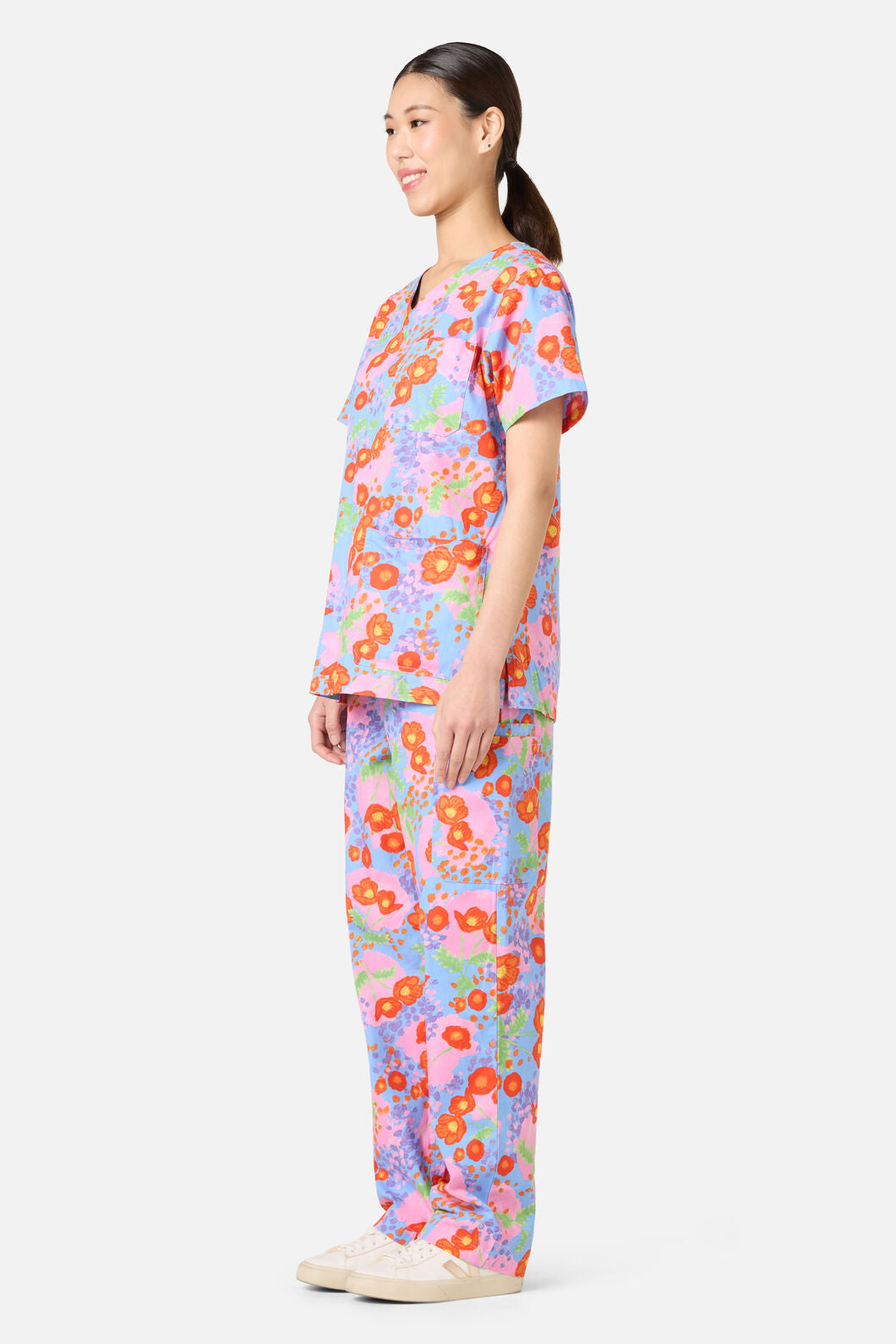 Scrubs With Love - Poppy Dotty Scrub Set - multi
