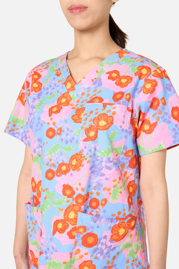 Scrubs With Love - Poppy Dotty Scrub Set - multi