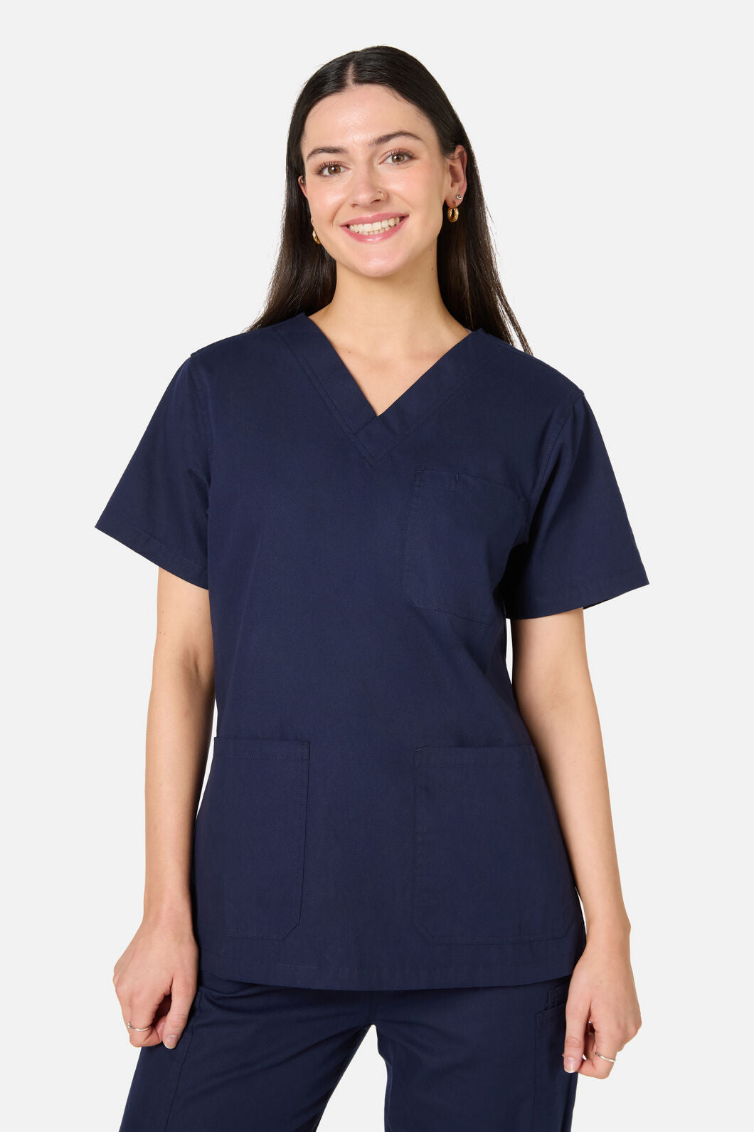 Scrubs With Love - 100% Cotton Navy Scrub Set - navy