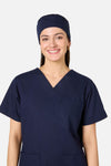 Scrubs With Love - 100% Cotton Navy Scrub Hat - navy