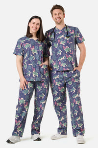 Scrubs With Love - SEA TURTLE SCRUB SET - blue