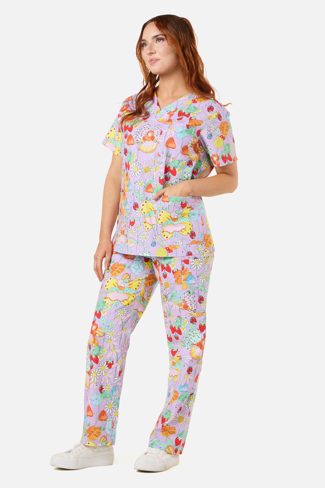 Scrubs With Love - FAIRY SCRUB SET - lilac