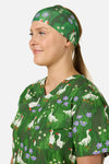 Scrubs With Love - Lucy Goosey Scrub Headband - green