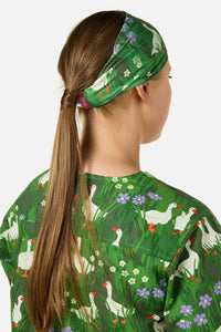 Scrubs With Love - Lucy Goosey Scrub Headband - green
