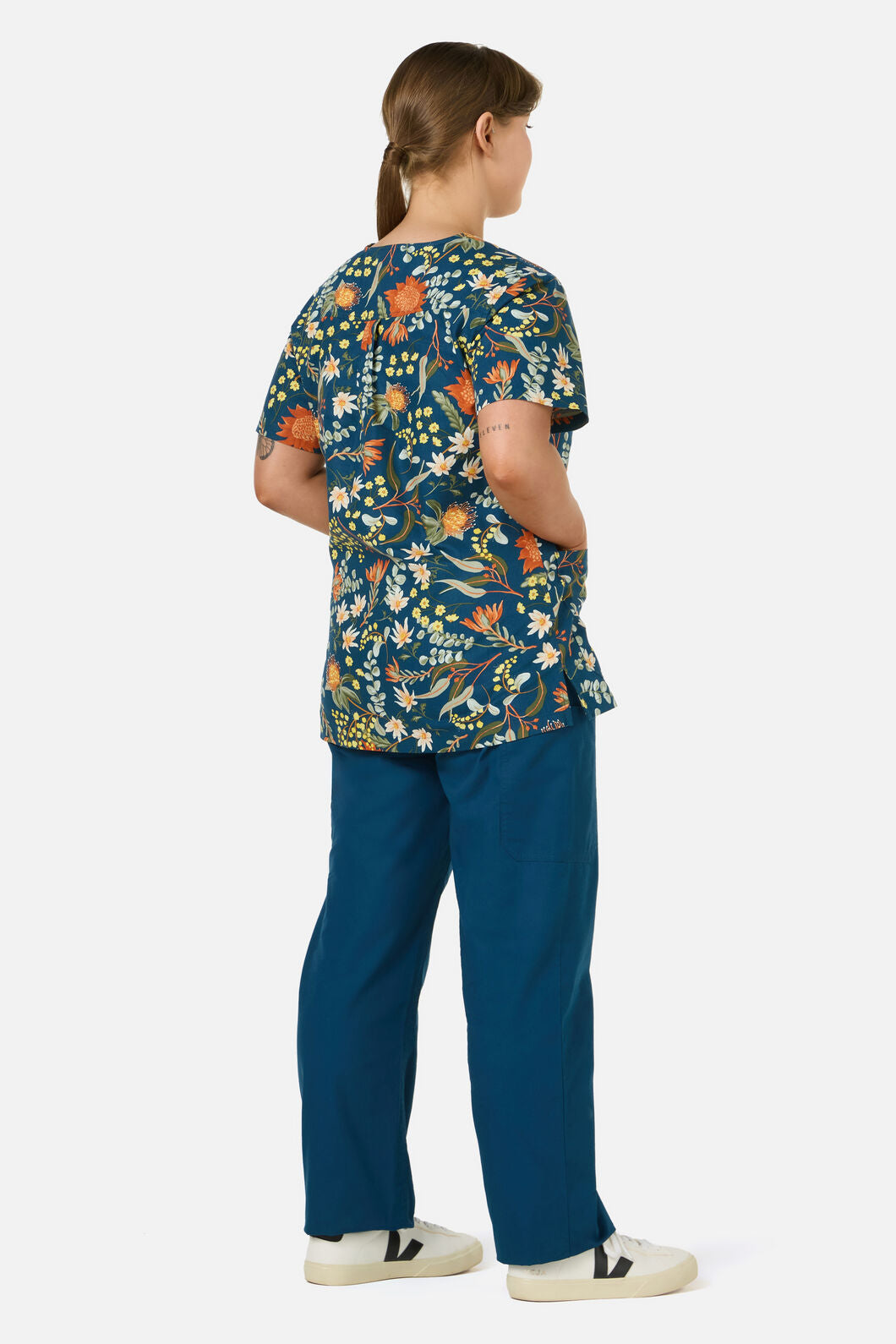 Scrubs With Love - Opal Native Top&Pant scrub set - teal