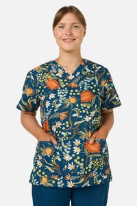 Scrubs With Love - Opal Native Top&Pant scrub set - teal