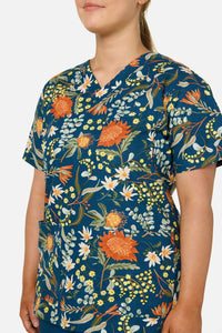 Scrubs With Love - Opal Native Top&Pant scrub set - teal