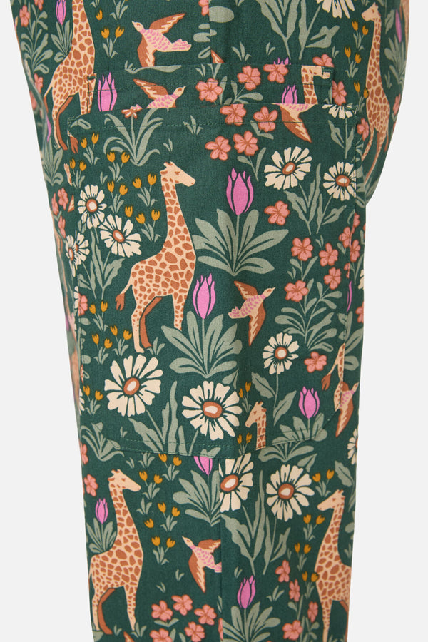 Scrubs With Love - Giraffe scrub set - green