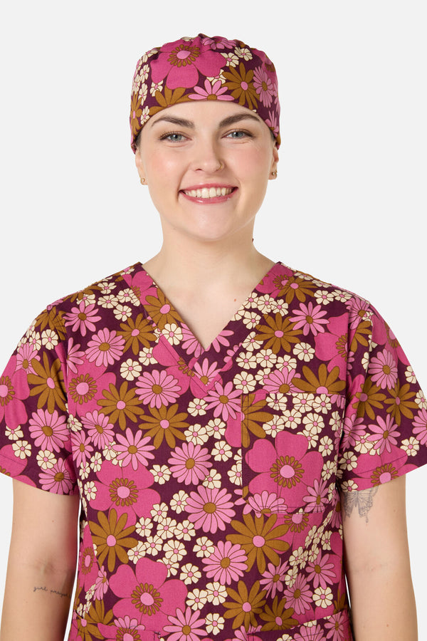 Scrubs With Love - Brigette scrub hat - pink