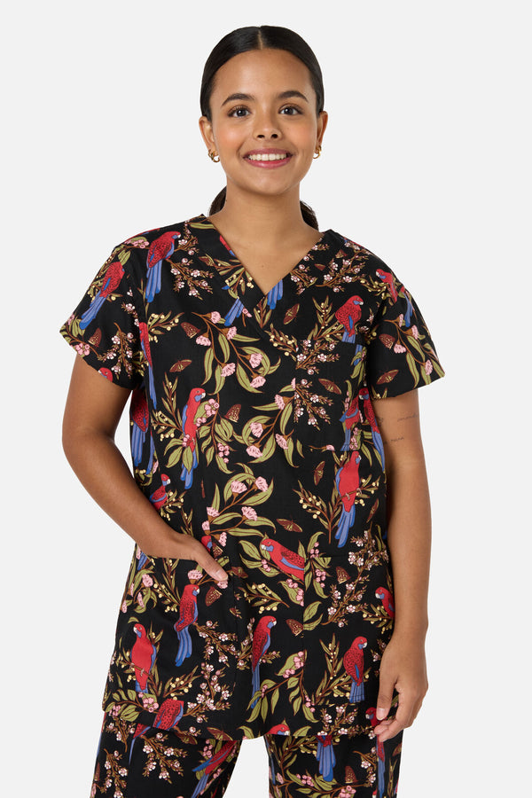 Scrubs With Love - Rosella scrub set - black
