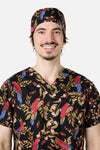 Scrubs With Love - Rosella scrub hat - black