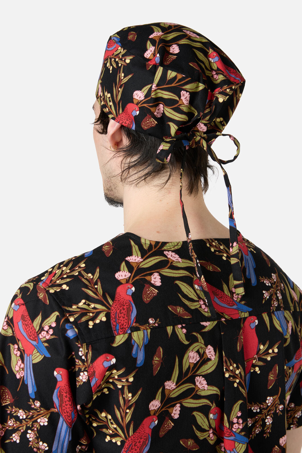 Scrubs With Love - Rosella scrub hat - black