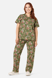 Scrubs With Love - Echidna scrub set - green