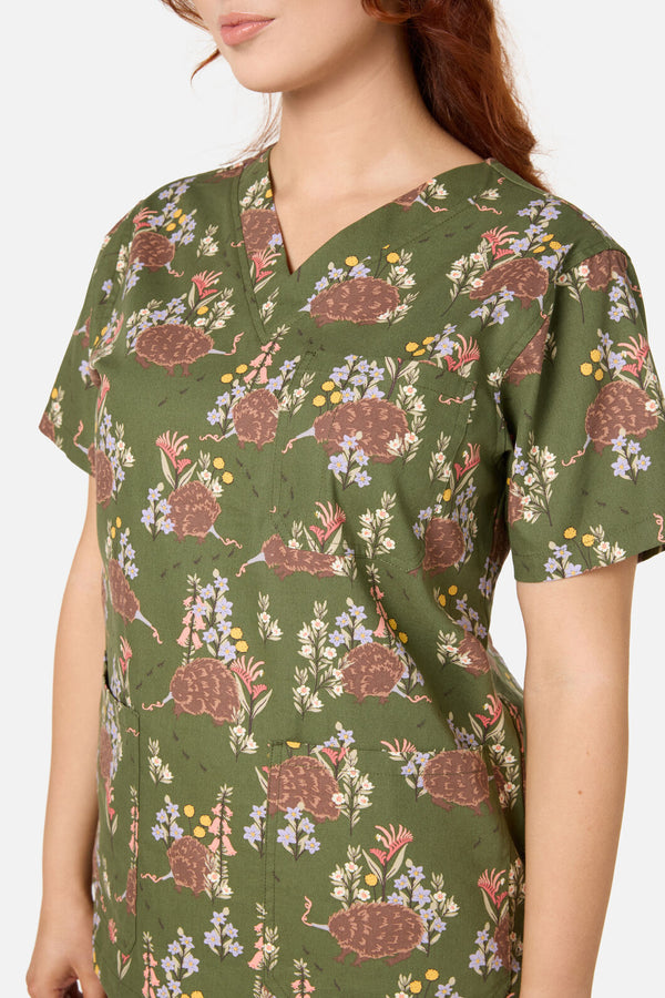 Scrubs With Love - Echidna scrub set - green