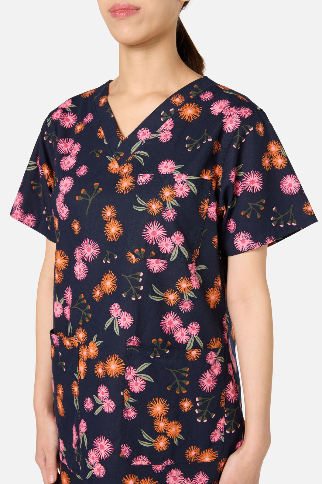 Scrubs With Love - Gumnut Puffs scrub set - navy