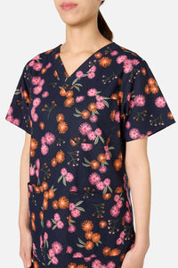 Scrubs With Love - Gumnut Puffs scrub set - navy