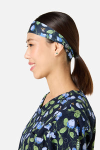 Scrubs With Love - Sweet Pea scrub headband - navy