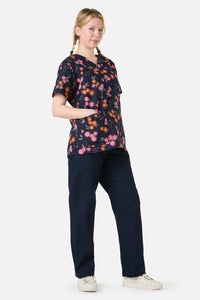 Scrubs With Love - Gumnut Puffs Top& Pant scrubs - navy