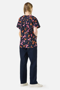 Scrubs With Love - Gumnut Puffs Top& Pant scrubs - navy