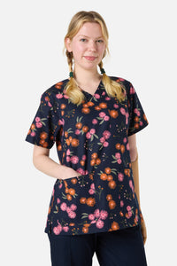 Scrubs With Love - Gumnut Puffs Top& Pant scrubs - navy