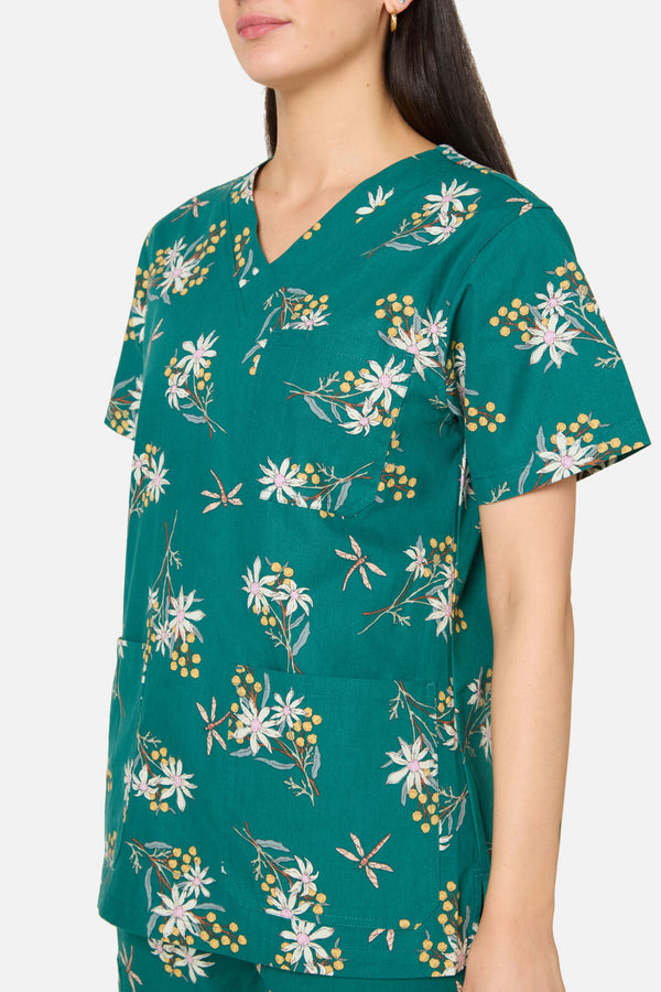 Scrubs With Love - Penny Native Scrub Set - green