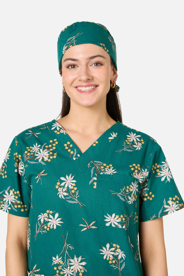 Scrubs With Love - Penny Native Scrub Hat - green