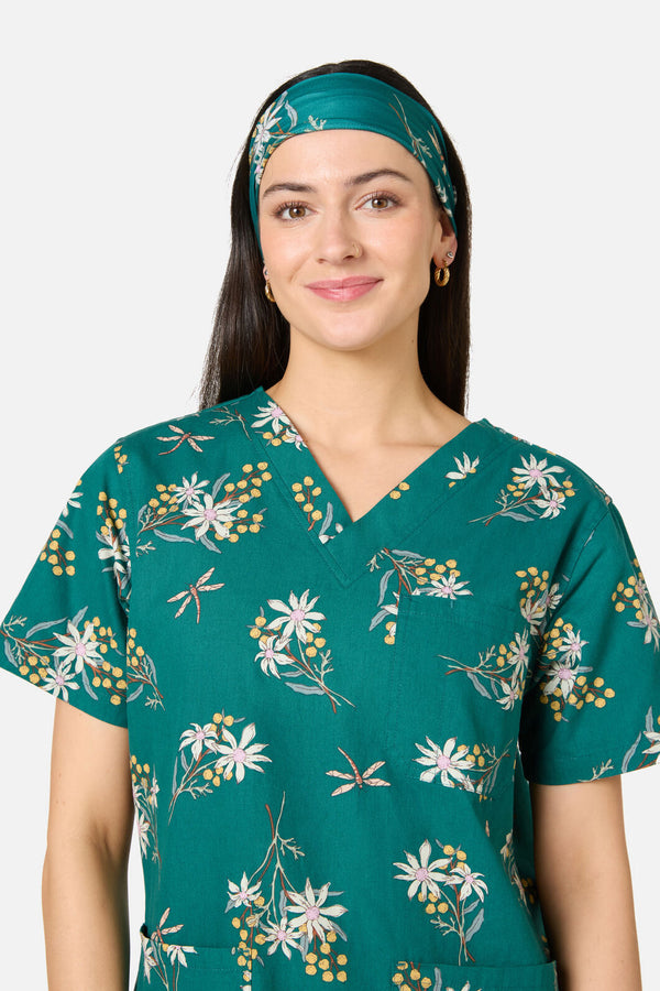 Scrubs With Love - Penny Native Scrub Headband - green