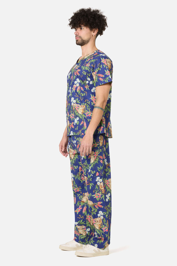 Scrubs With Love - Native Koala Scrub Set - navy