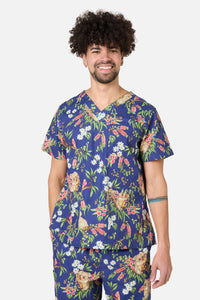 Scrubs With Love - Native Koala Scrub Set - navy