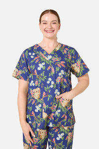 Scrubs With Love - Native Koala Scrub Set - navy