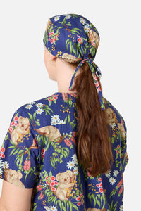Scrubs With Love - Native Koala Scrub Hat - navy