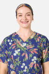 Scrubs With Love - Native Koala Scrub Headband - navy
