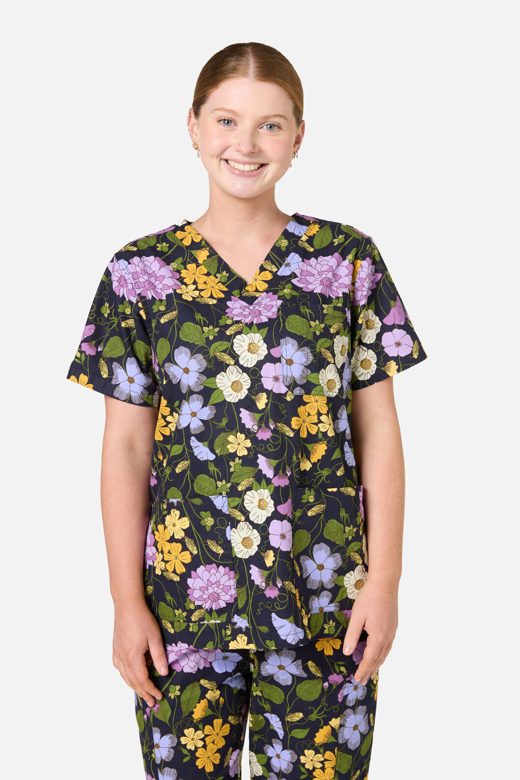 Scrubs With Love - Grasshopper Scrub Set - navy