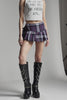 Black Friday - Monstre Tartan Skort - purple
