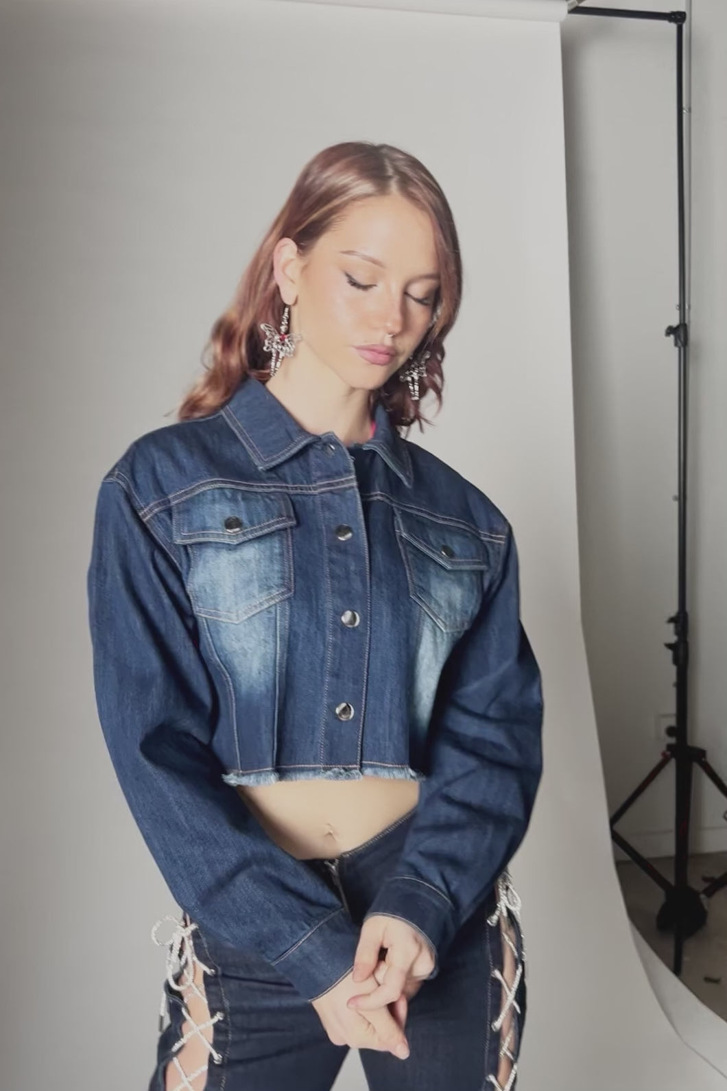 Dangerfield NZ - Dizzy Denim Jacket - navy